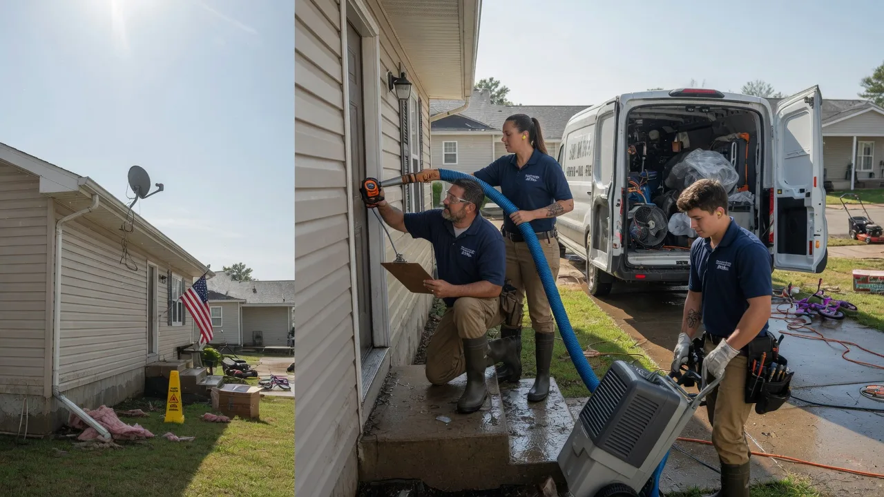 Ceiling Water Damage Restoration in Numidia, PA near me